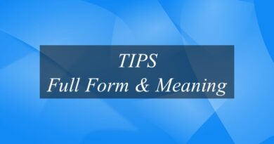 TIPS Full Form And Meaning